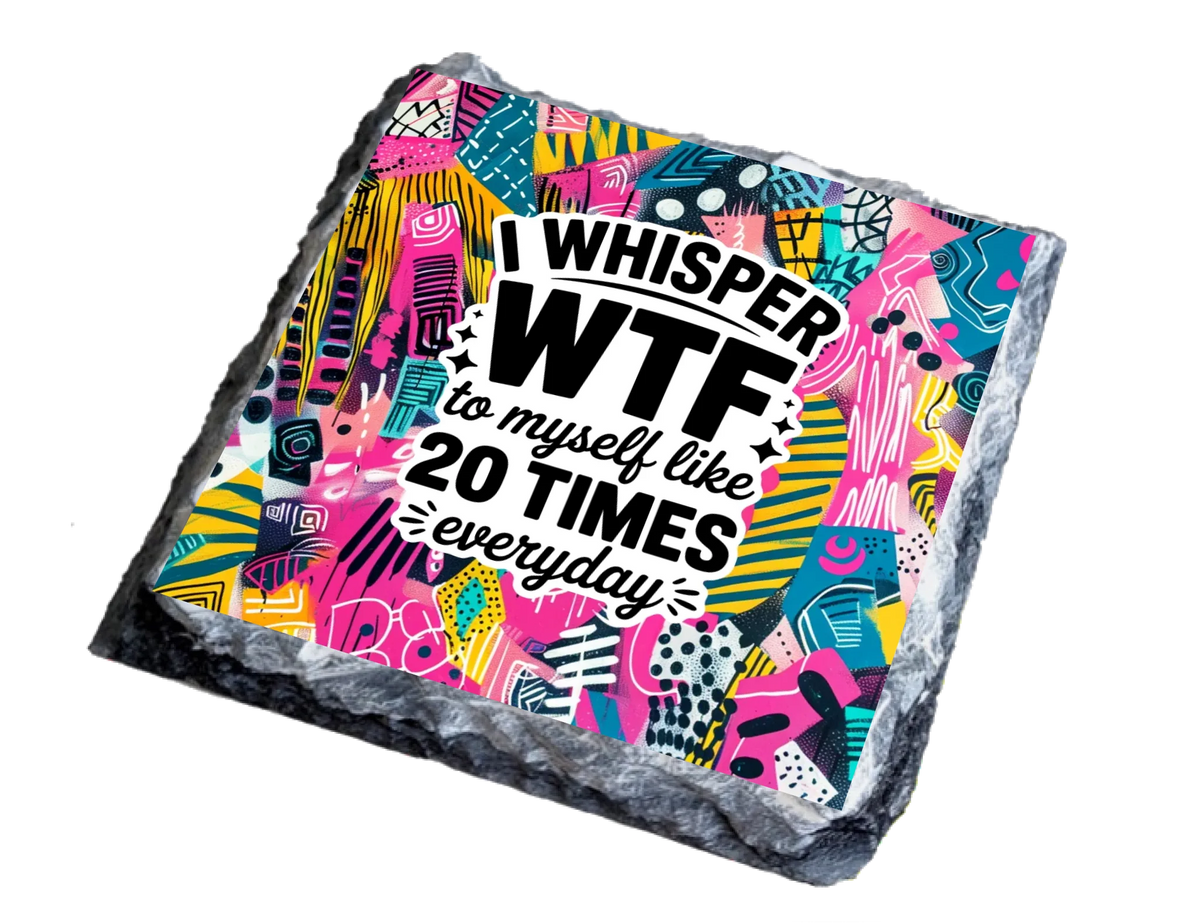 Square Coaster Slate