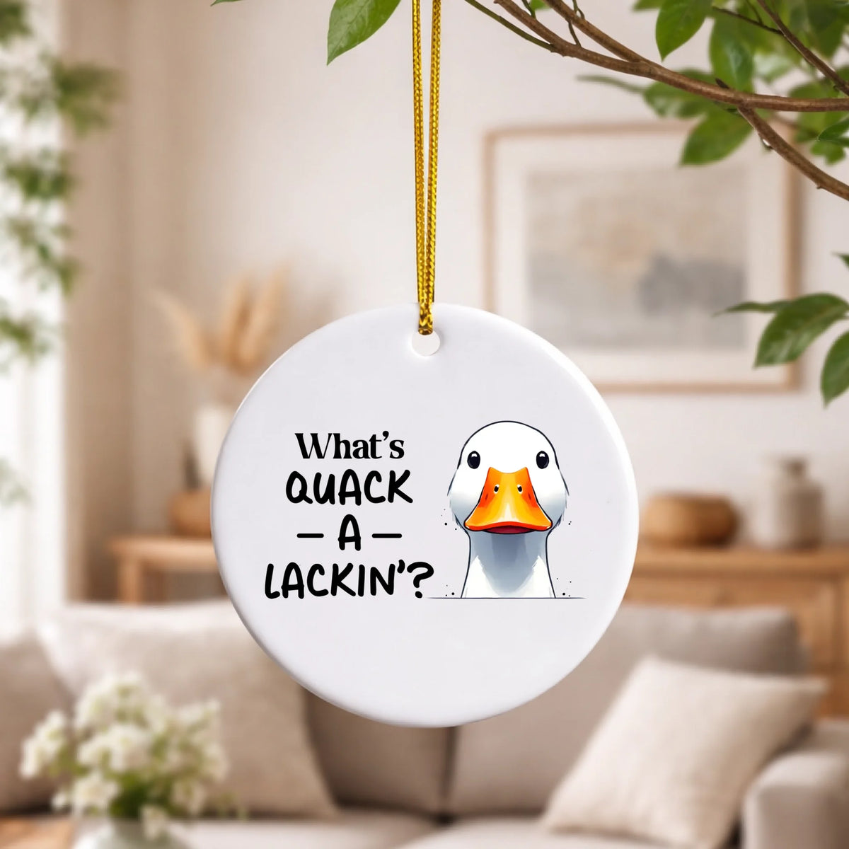 What's Quack a Lackin - Ceramic Decoration
