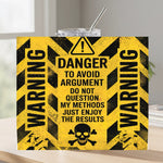 Warning Tumbler