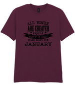 All Women are created equal T-shirt - All Women are created equal - T-shirt