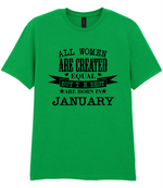 All Women are created equal T-shirt - All Women are created equal - T-shirt