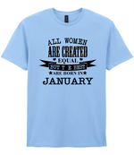 All Women are created equal T-shirt - All Women are created equal - T-shirt