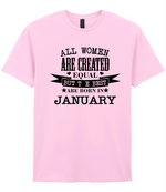 All Women are created equal T-shirt - All Women are created equal - T-shirt