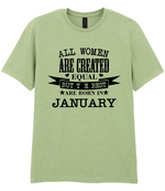 All Women are created equal T-shirt - All Women are created equal - T-shirt