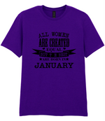 All Women are created equal T-shirt - All Women are created equal - T-shirt