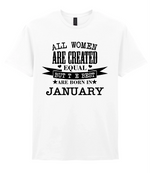 All Women are created equal T-shirt - All Women are created equal - T-shirt
