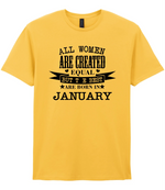 All Women are created equal T-shirt - All Women are created equal - T-shirt