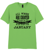 All Women are created equal T-shirt - All Women are created equal - T-shirt