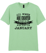 All Women are created equal T-shirt - All Women are created equal - T-shirt