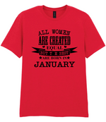 All Women are created equal T-shirt - All Women are created equal - T-shirt