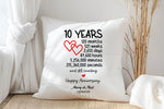 10 Year Anniversary Cushion – A Thoughtful Keepsake from Fou Tees Ireland