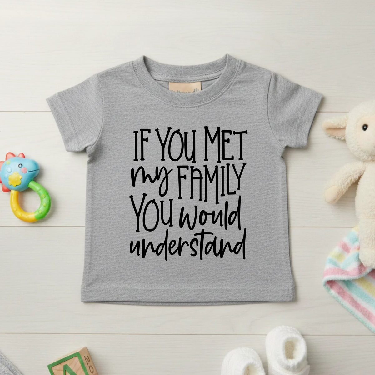 If You Met My Family You Would Understand - Kids T-shirt by Fou Tees Ireland