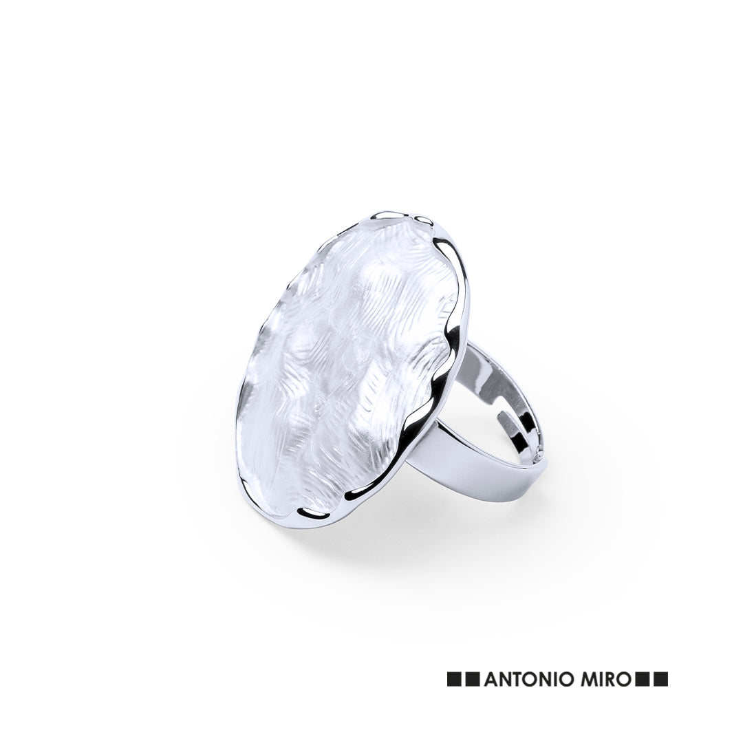 Zook Adjustable Ring – Stylish Metal and Resin Design