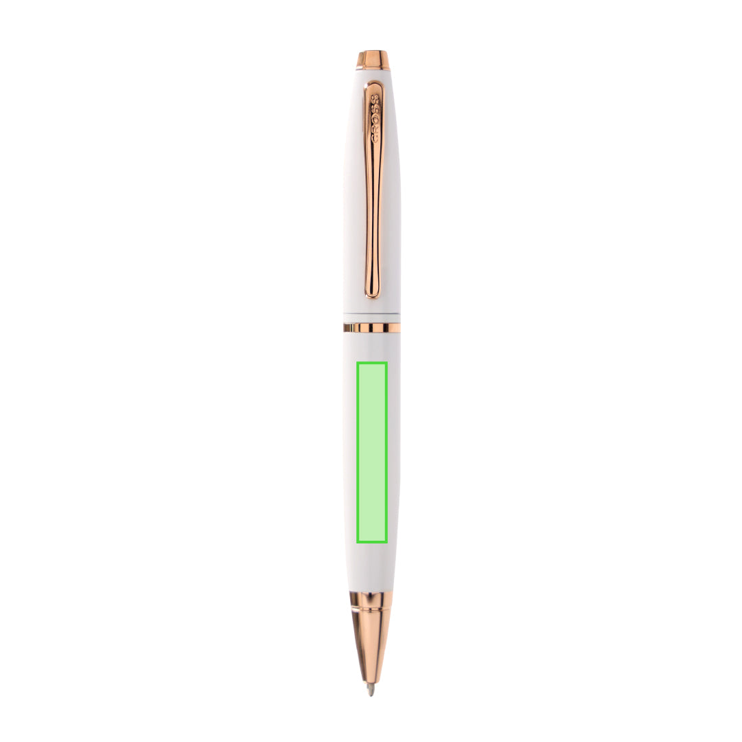 Calais White Pen – Elegant Promotional Writing Instrument