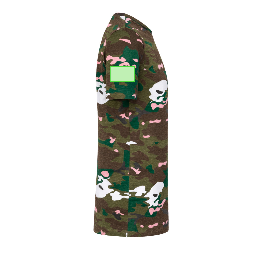 Sunt T-shirt – Comfortable and Durable Unisex Camo Tee from Fou Tees Ireland