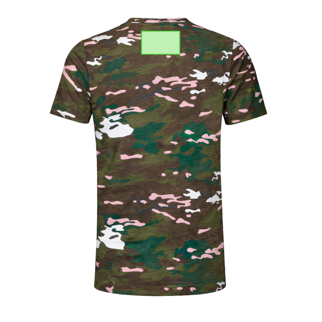 Sunt T-shirt – Comfortable and Durable Unisex Camo Tee from Fou Tees Ireland