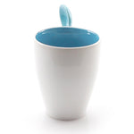 Cotes Ceramic Mug – Vibrant 350ml Mug with Matching Spoon