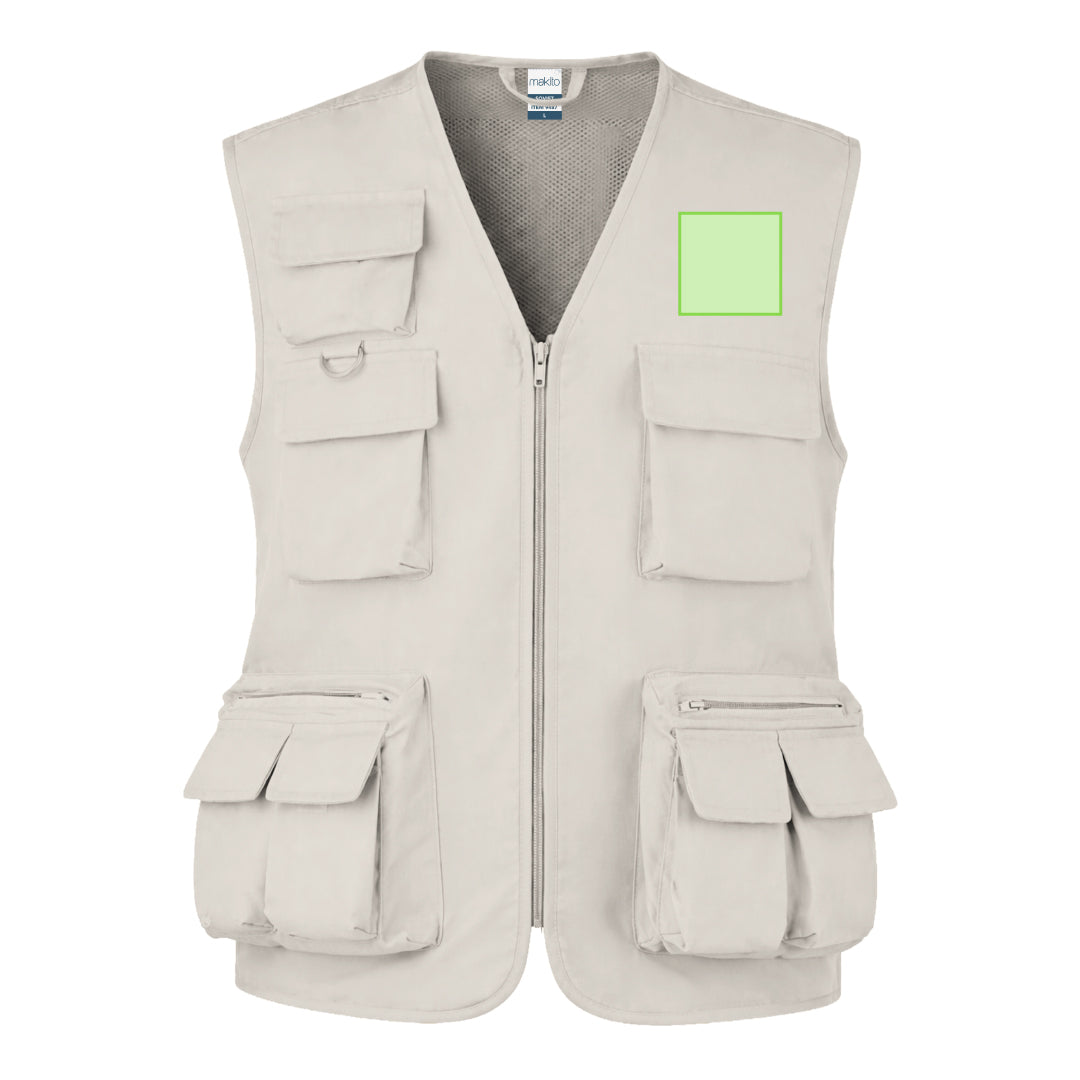 Soviet Vest – Durable Cotton-Polyester Workwear from Fou Tees Ireland