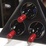Conde Folding Bottle Rack – Elegant PU Leather Bottle Holder
