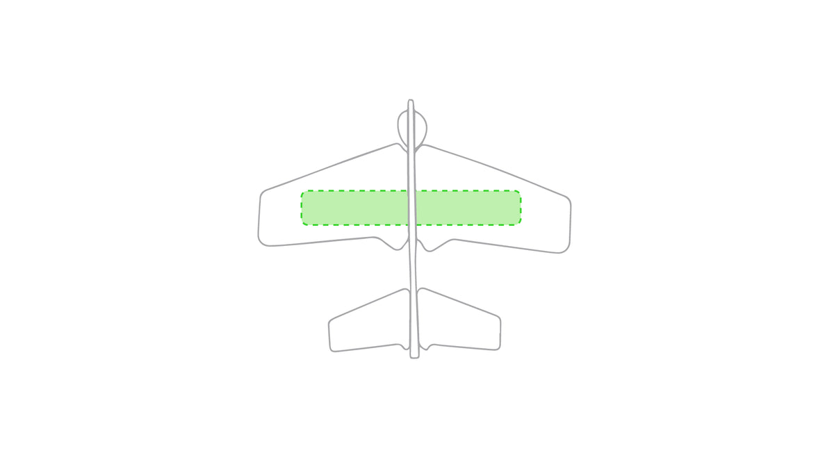 Barón Detachable Plane – Soft EVA Body with Elastic Launcher