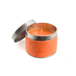 Shiva Aromatic Candle – Elegant Threaded Metallic Container