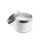 Shiva Aromatic Candle – Elegant Threaded Metallic Container