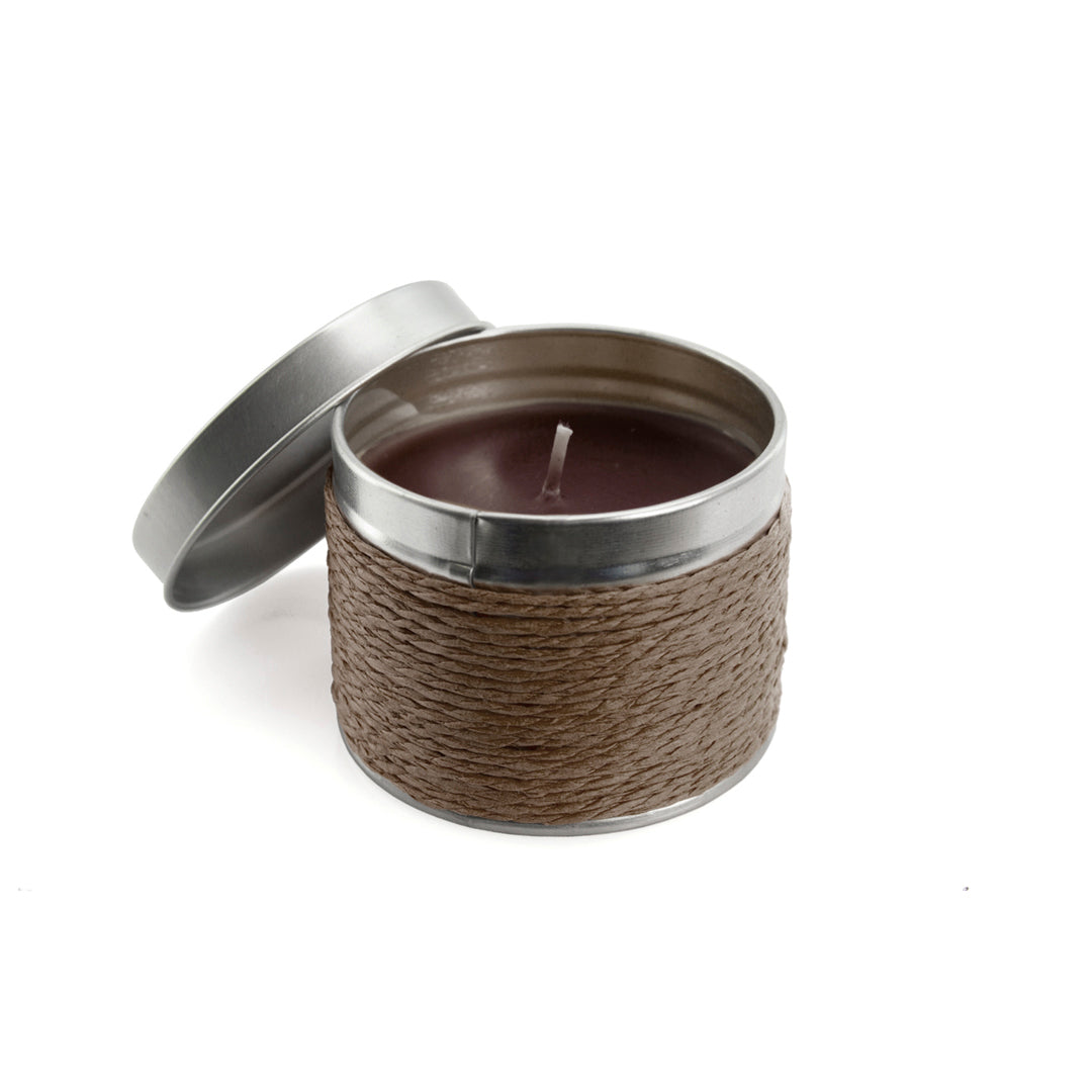 Shiva Aromatic Candle – Elegant Threaded Metallic Container