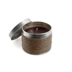 Shiva Aromatic Candle – Elegant Threaded Metallic Container