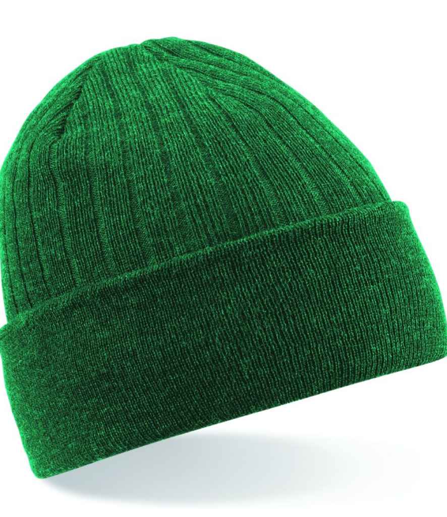 Beechfield Thinsulate Beanie – Warm and Comfortable Headwear Bottle Green ONE