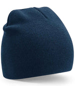 Beechfield Recycled Original Pull-On Beanie - Sustainable Eco-Friendly Headwear French Navy ONE