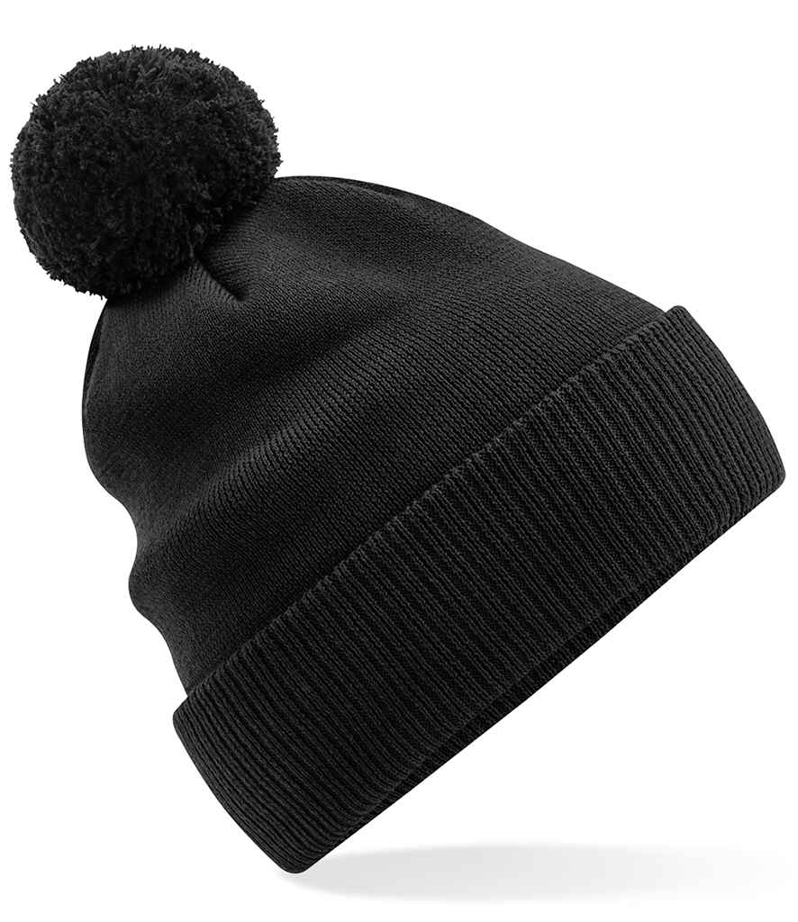 Organic Cotton Beanie - Beechfield Organic Cotton Snowstar® Beanie Black ONE