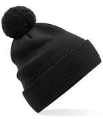 Organic Cotton Beanie - Beechfield Organic Cotton Snowstar® Beanie Black ONE