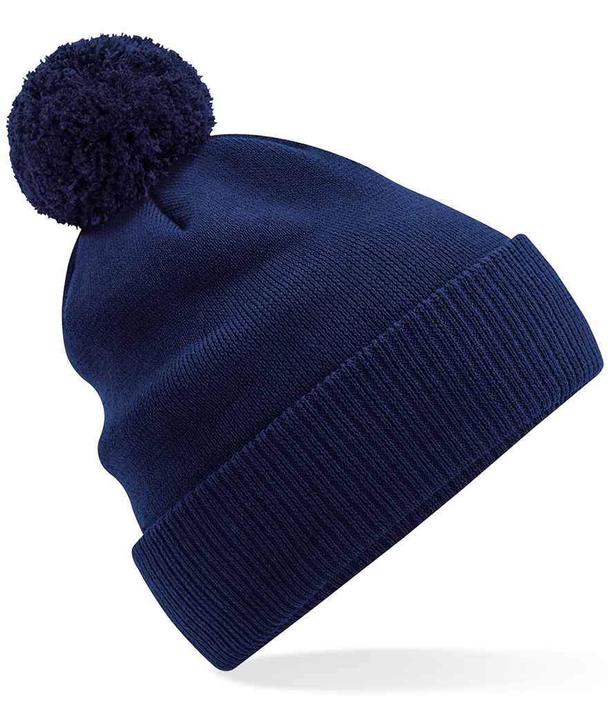 Organic Cotton Beanie - Beechfield Organic Cotton Snowstar® Beanie Oxford Navy ONE