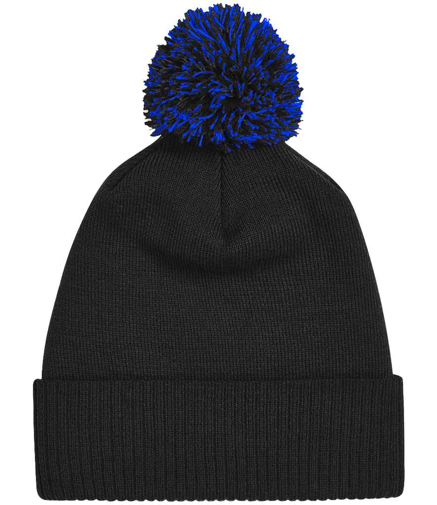Beechfield Snowstar® Beanie in Black/Bright Royal – Beechfield Snowstar Hat Bundle (2)