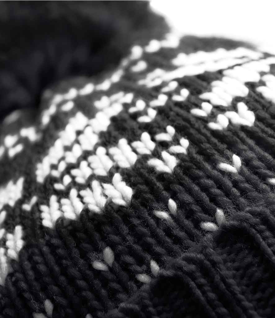 Beechfield Fair Isle Snowstar® Beanie - Classic Winter Headwear