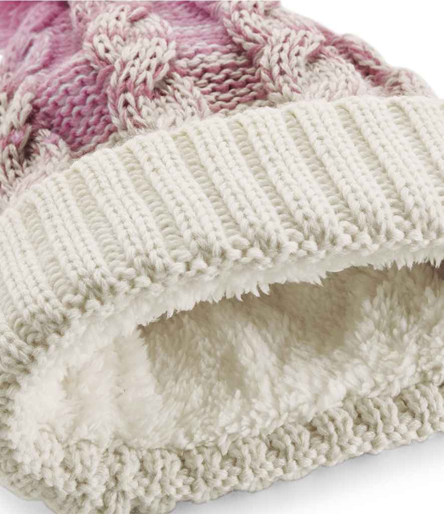 Beechfield Ombré Pom Pom Beanie – Warm and Stylish Headwear