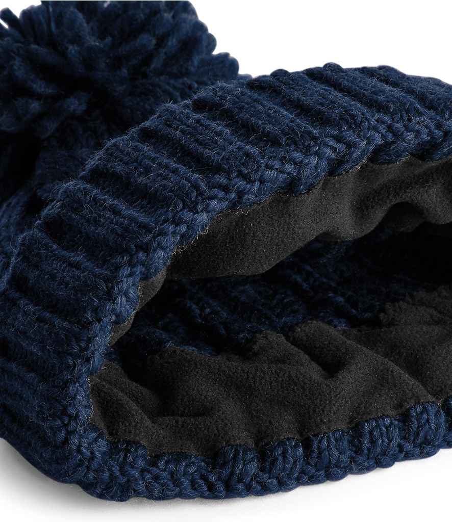 Beechfield Cable Knit Melange Beanie – Warm and Stylish Headwear