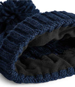 Beechfield Cable Knit Melange Beanie – Warm and Stylish Headwear