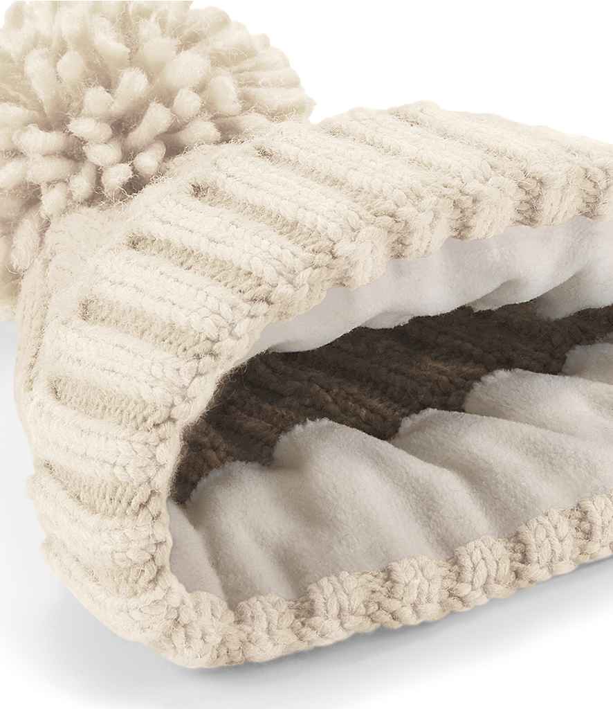 Beechfield Cable Knit Melange Beanie – Warm and Stylish Headwear