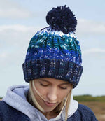 Beechfield Corkscrew Pom Pom Beanie – Warm and Stylish Headwear from Fou Tees Ireland