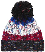 Beechfield Corkscrew Pom Pom Beanie – Warm and Stylish Headwear from Fou Tees Ireland Black Jacks ONE