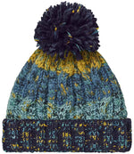 Beechfield Corkscrew Pom Pom Beanie – Warm and Stylish Headwear from Fou Tees Ireland Marina Splash ONE