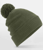 Beechfield Water Repellent Thermal Snowstar® Beanie – Warm and Weatherproof Headwear Olive Green ONE
