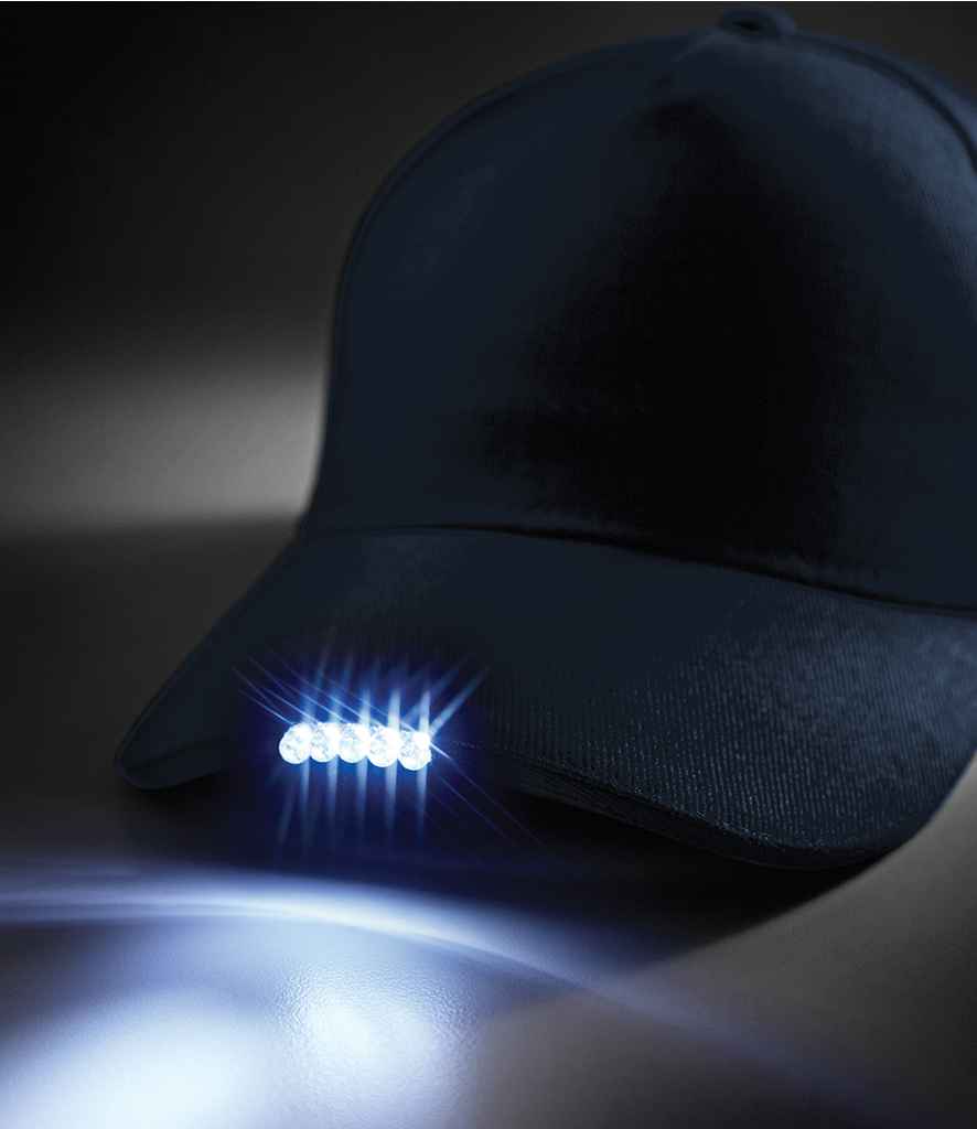 Beechfield LED Light Cap – Practical Workwear Headwear with LED Lighting