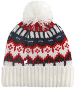 Beechfield Retro Ski Beanie – Classic Eco-Friendly Winter Headwear White Out ONE