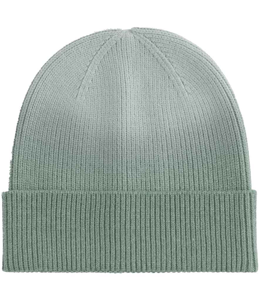 Beechfield Dip Dye Beanie – Stylish and Comfortable Irish Headwear Dusty Green Dip Dye ONE