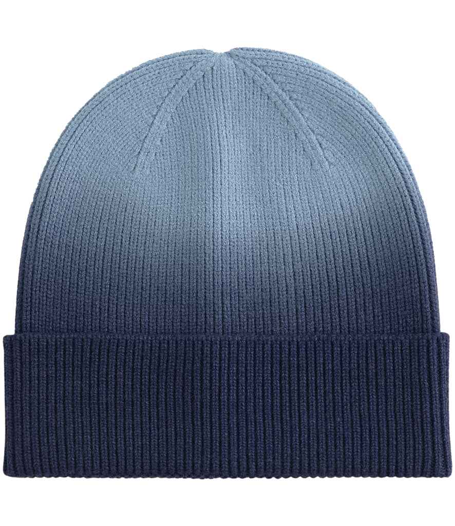 Beechfield Dip Dye Beanie – Stylish and Comfortable Irish Headwear Navy Dip Dye ONE