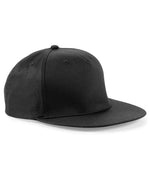 Beechfield 5 Panel Snapback Rapper Cap – Stylish and Durable Headwear Black ONE