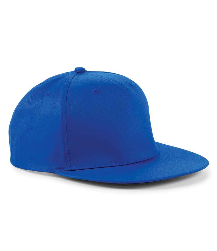 Beechfield 5 Panel Snapback Rapper Cap – Stylish and Durable Headwear Bright Royal ONE