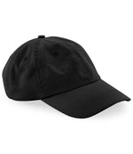 Beechfield Organic Cotton 6 Panel Dad Cap Black ONE